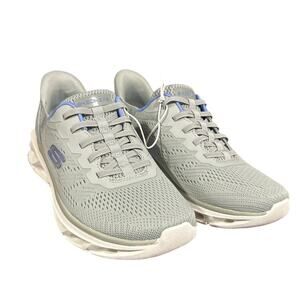 New In Box Skechers Womens 8.5 Gray Mesh Hands Free Swifit Fit Athletic Shoes